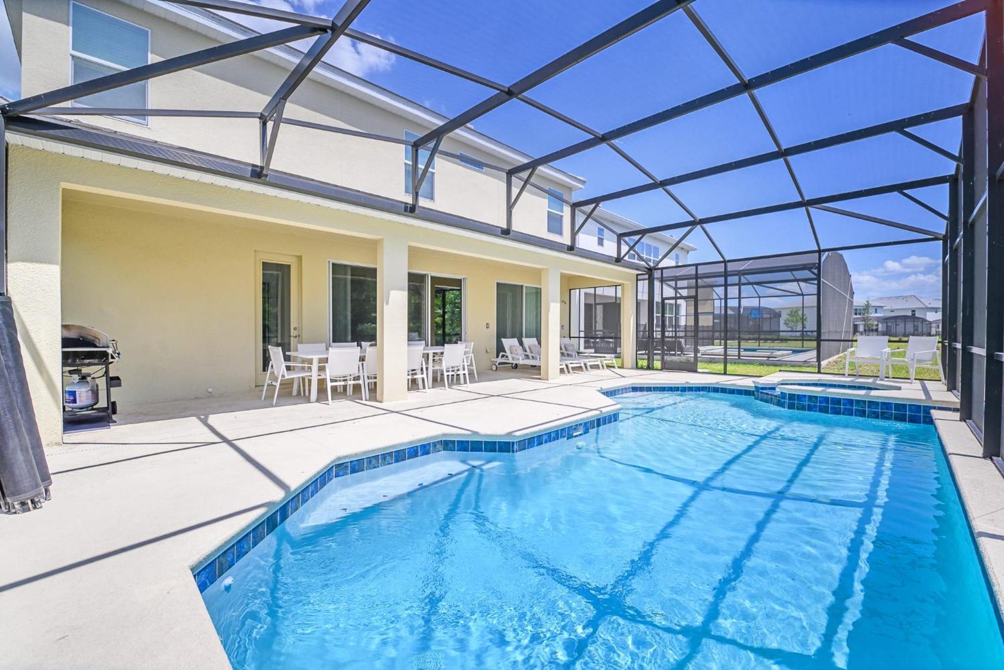 Stunning 9Br Home - Family Resort With Private Pool, Hot Tub, Games Room And Bbq! Kissimmee Ngoại thất bức ảnh