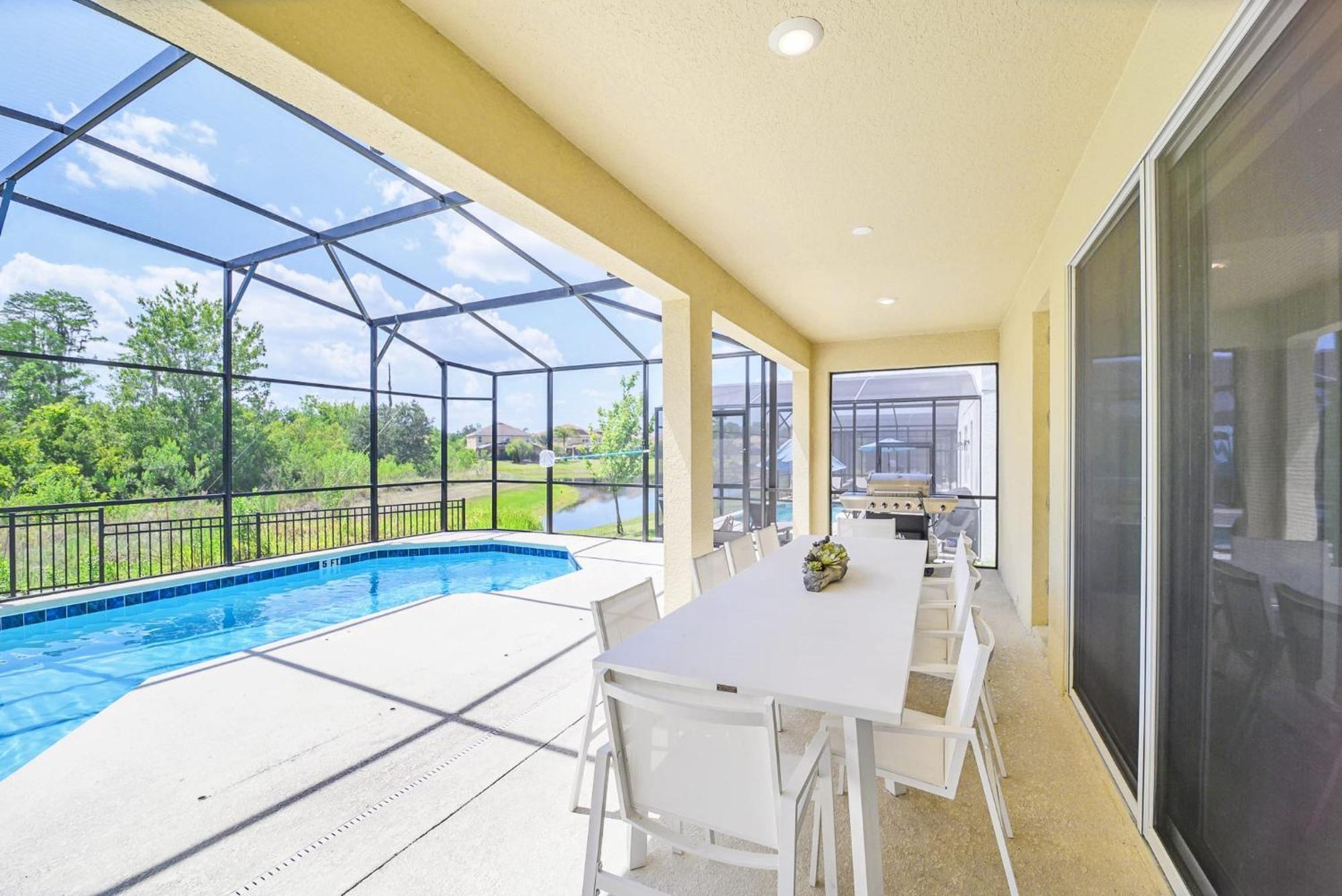 Stunning 9Br Home - Family Resort With Private Pool, Hot Tub, Games Room And Bbq! Kissimmee Ngoại thất bức ảnh